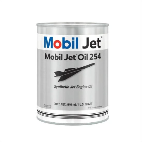 Mobil Jet Oil 254 Óleo de motor a reação - Turbina 1qt/ 946ml